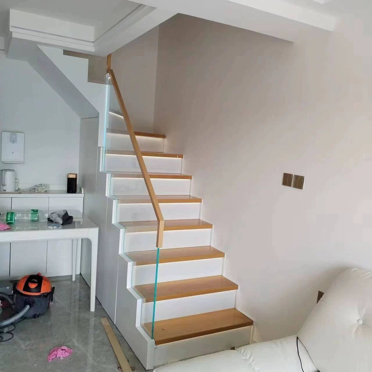 广州双梁楼梯玻璃楼梯厂家定制家用钢木楼梯复式玻璃楼梯loft现代,全屋定制,整体楼梯,淘宝优惠券,粉丝福利购,淘宝优惠卷