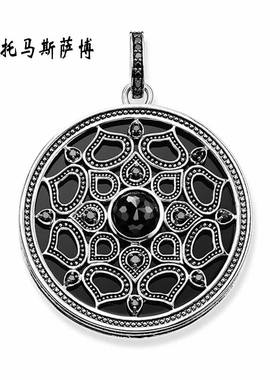 托马斯萨博黑色纯银复古饰品吊坠