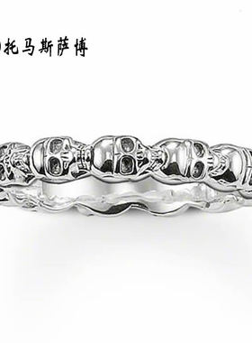 托马斯萨博925银朋克风情侣戒指