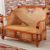 东南亚藤编沙发高档藤椅沙发客厅休闲沙发三人沙发家用家具腾椅