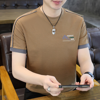 牧外男士短袖体恤，2025夏季新款