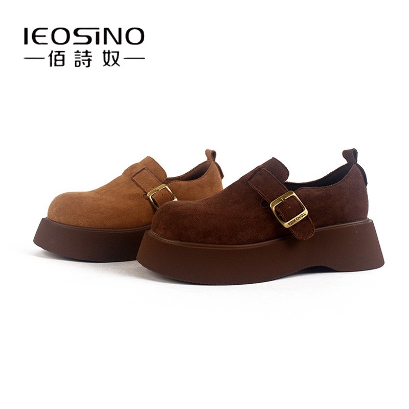 佰诗奴2025年春季新款厚底博肯鞋单里松糕复古大头鞋圆头女鞋韩版,女鞋,勃肯鞋/软木鞋,淘宝优惠券,粉丝福利购,淘宝优惠卷