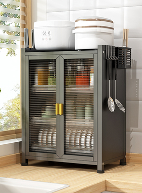 带盖碗架厨房碗碟置物架家用碗柜台面筷盘防尘收纳盒多功能沥水架