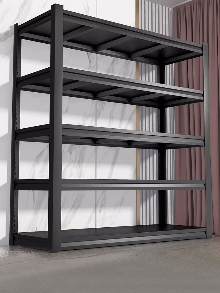 家用货架置物架多层落地仓库阳台储物架杂物间商用超市钢制收纳架