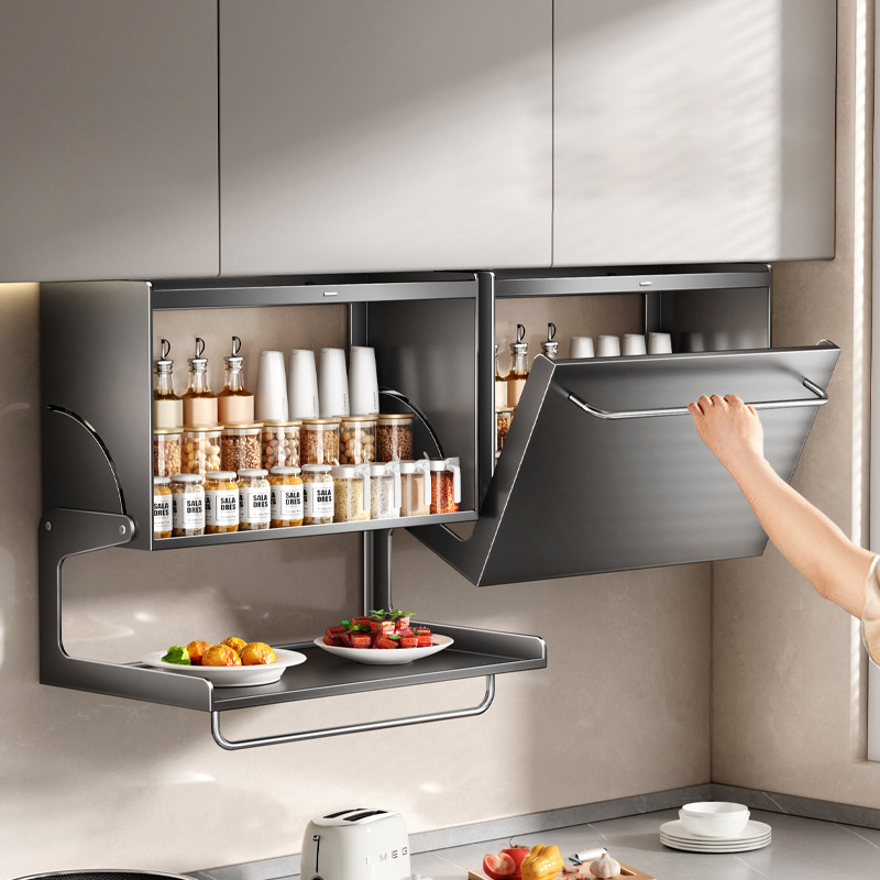 厨房调料置物架免打孔壁挂