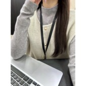 内搭毛衣小金扣开衫 女半高领叠穿针织衫 马甲外套坎肩 套装 时尚