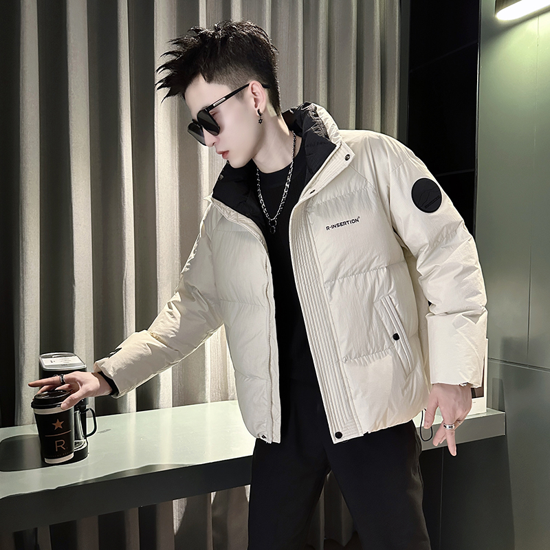 海米尔潮牌立领棉服冬装