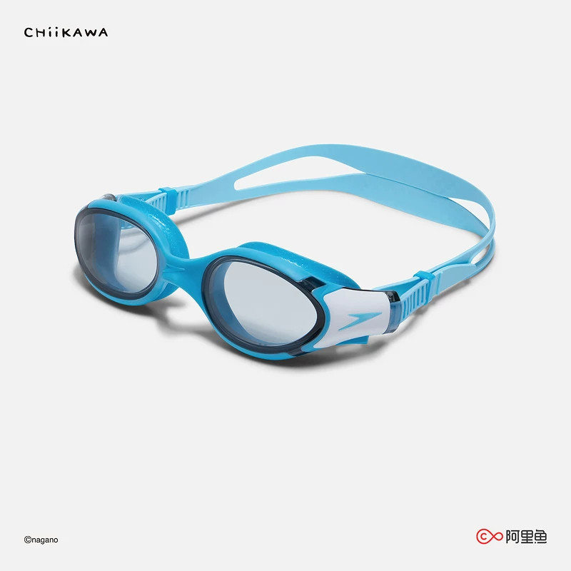 全新Speedo|CHIIKAWA儿童泳镜防雾大框男女童卡通游泳眼镜新款