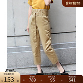裤 RANDA BB01110 腰带性感波点高腰九分裤 西装 春夏新款 时尚