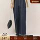 明线装 饰牛仔裤 三色高腰阔腿裤 RANDA 女显瘦长裤 BB01270