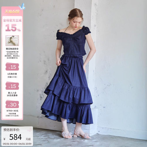 RANDA 26夏季新款蝴蝶结舒适时尚露趾平跟休闲拖鞋凉鞋女 PR37259