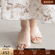 RANDA KS34049 简约设计优雅休闲粗跟露趾凉鞋 24夏季 新品