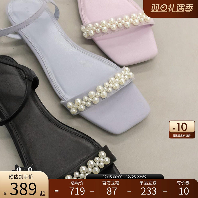 凉鞋方头凉鞋RANDA细带