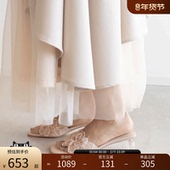 24春季 新款 立体串珠款 RANDA 花型剪裁优雅穆勒凉鞋 PS33111