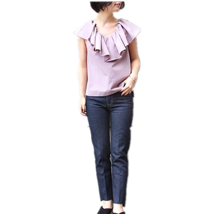 RANDA 秋冬新款时尚九分牛仔裤直筒裤通勤休闲 BB01142