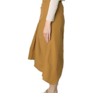 RANDA 春夏新款高级感法式优雅抽绳设计蝴蝶结半身裙 BS01363