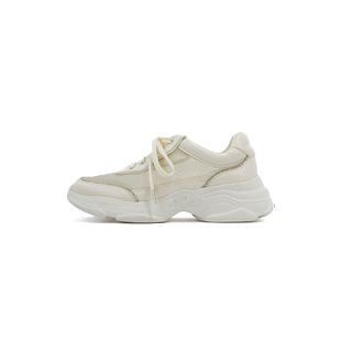 RANDA 25春夏新款海绵软底格丽特质感透肤弹性运动鞋女 PH33205