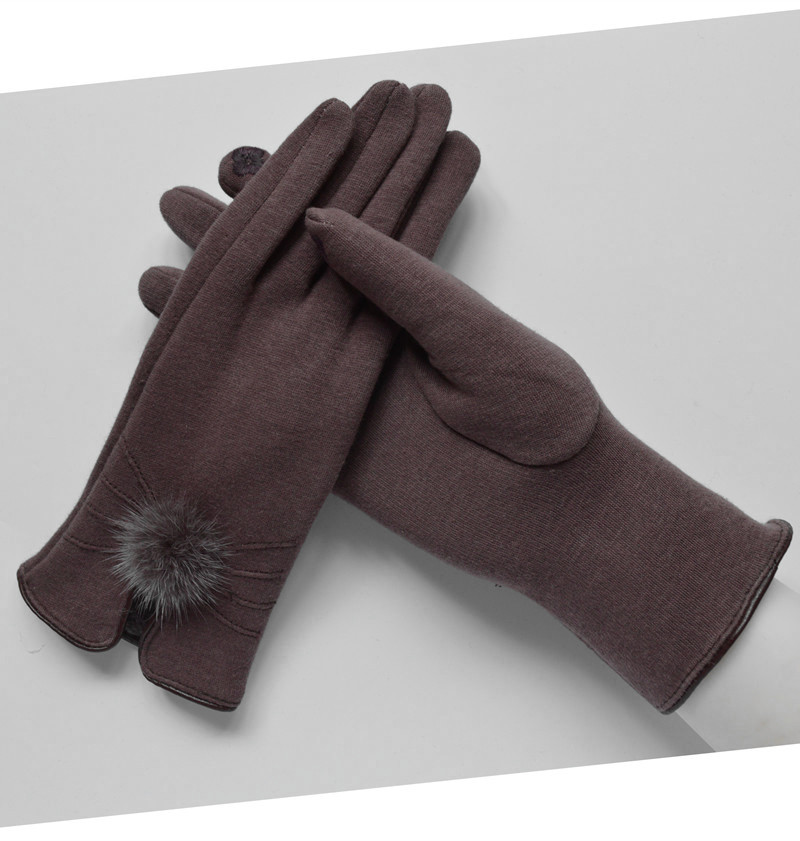 冬季手套女秋冬加绒棉女士款单层