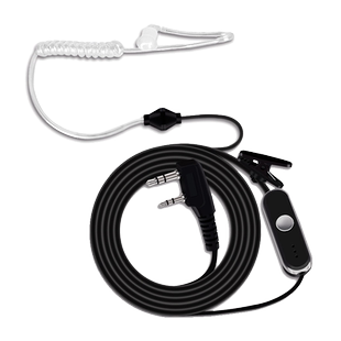 VBTER WBT对讲机耳机线金边空气导管耳麦适用于摩托罗拉小米宝峰