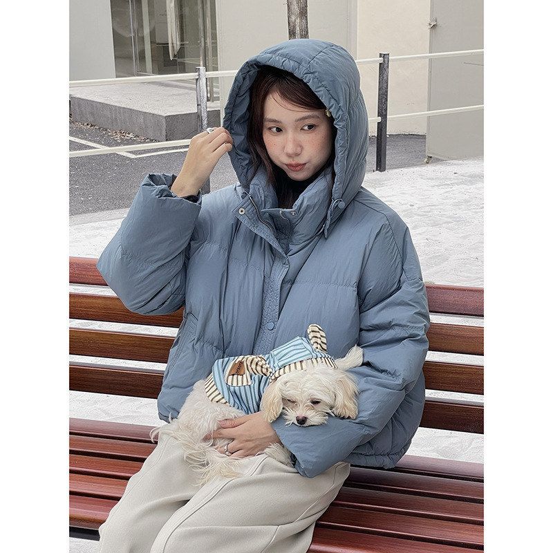 【济州日记】兴北 韩系通勤连帽羽绒服2025女装冬装外套棉服N861C