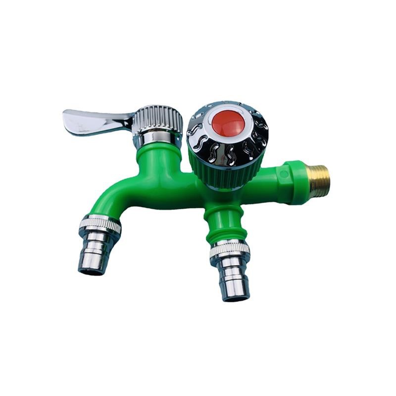 双头快开多功能h洗衣机水龙头一进二出三通拖把池单冷洗衣机水龙