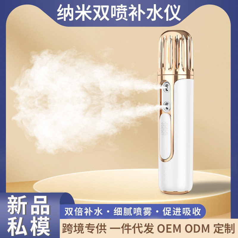 手持纳米双孔喷雾补水仪｜充电图片