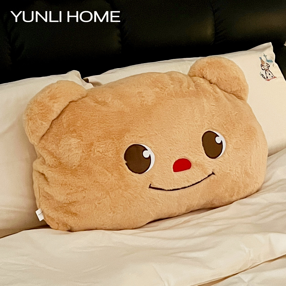 黄油小熊床头靠垫宿舍床上靠背