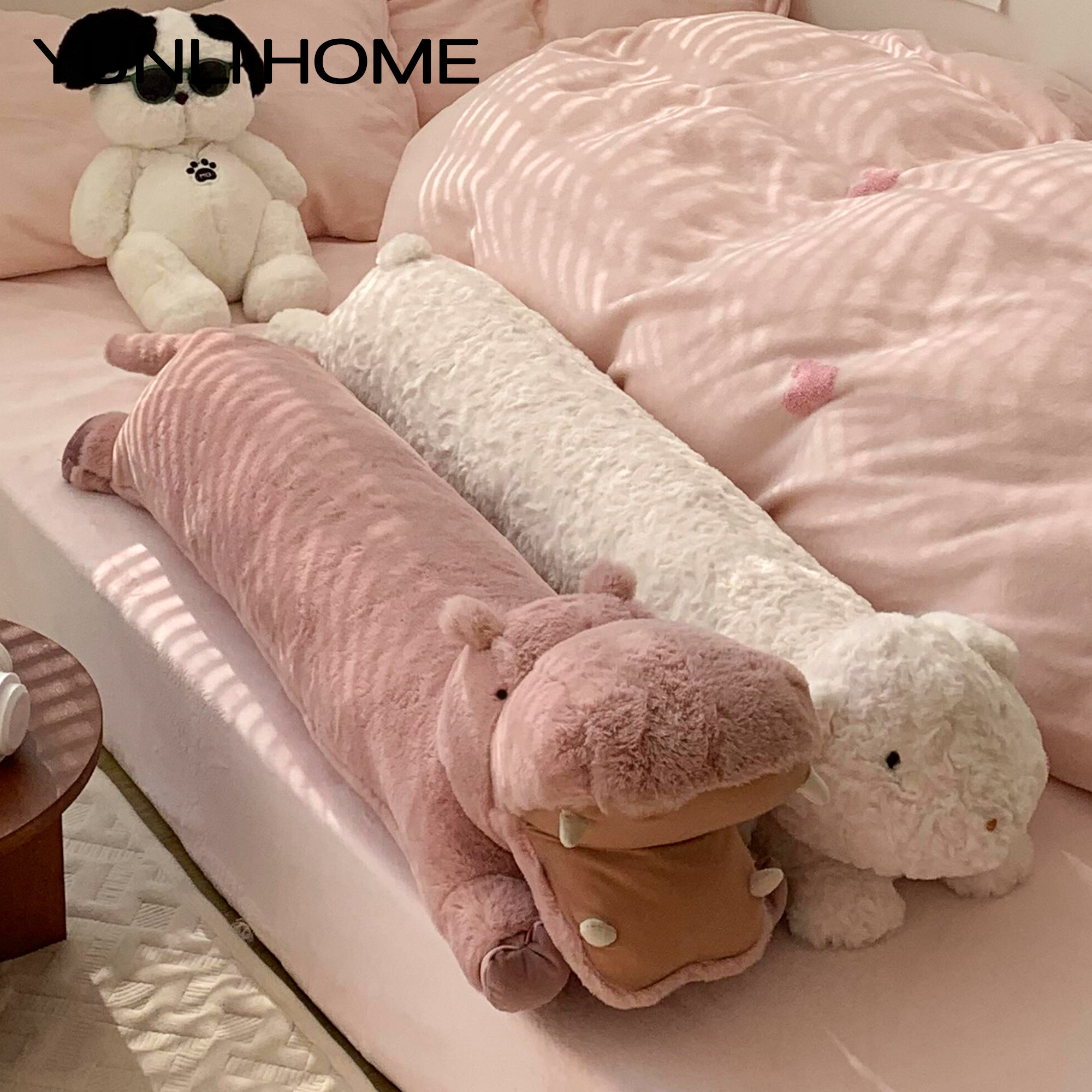 长条睡觉抱枕女生创意礼物玩偶可爱兔子毛绒玩具公仔侧睡夹腿枕头,玩具/童车/益智/积木/模型,毛绒/玩偶/公仔/布艺类玩具,淘宝优惠券,粉丝福利购,淘宝优惠卷