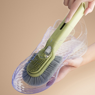 清洁衣刷子软毛家用洗鞋 专用工具不伤鞋 子神器 刷多功能刷鞋 加液鞋