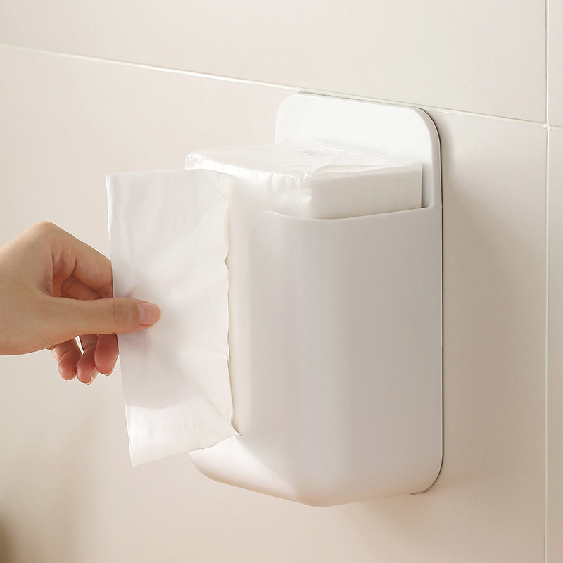 壁挂纸巾盒卫生间抽纸倒挂收纳盒