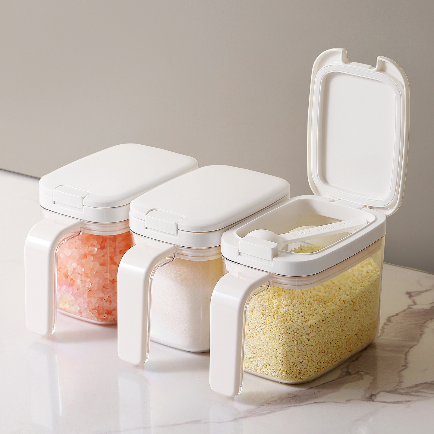 调料罐收纳盒盐罐密封防潮调味料瓶家用厨房高端组合套装佐料容器,厨房/烹饪用具,调味瓶罐/调料研磨器,淘宝优惠券,粉丝福利购,淘宝优惠卷