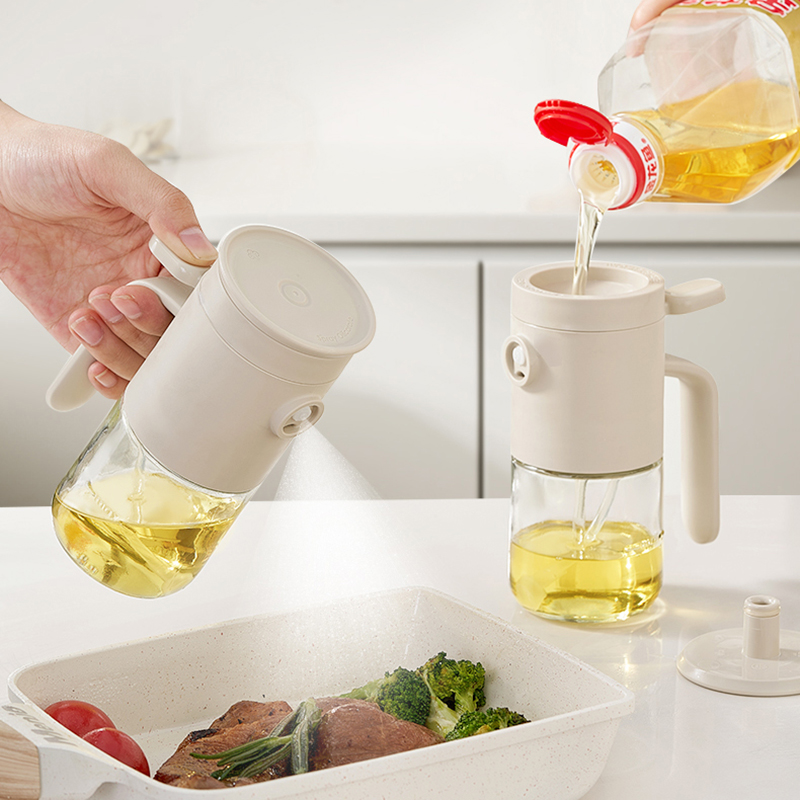 喷油壶雾化家用厨房玻璃油罐油瓶