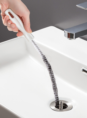 管道疏通器通下水道毛发洗脸池头发清理通水管清洁刷神器专用工具