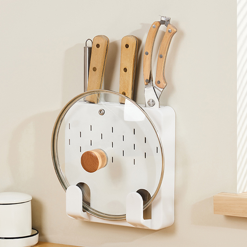 刀具置物架厨房家用壁挂锅盖刀架