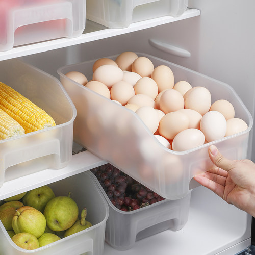 抽屉式冰箱收纳盒鸡蛋冷冻保鲜盒