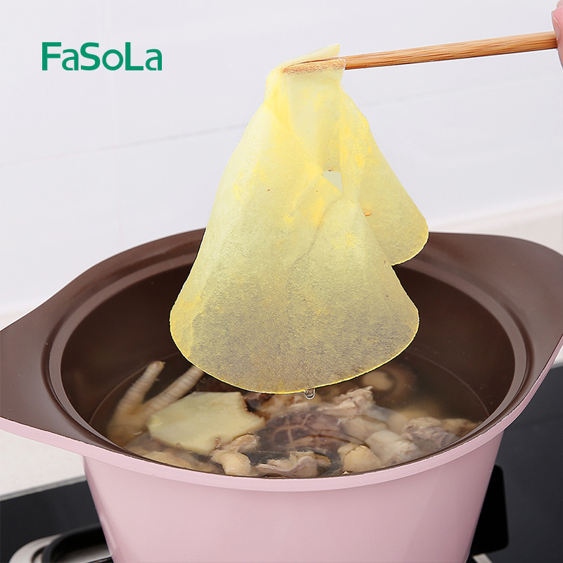 3日本进口吸油纸煲汤食物专用厨房用食用煮汤炖汤喝油炸食品去油膜