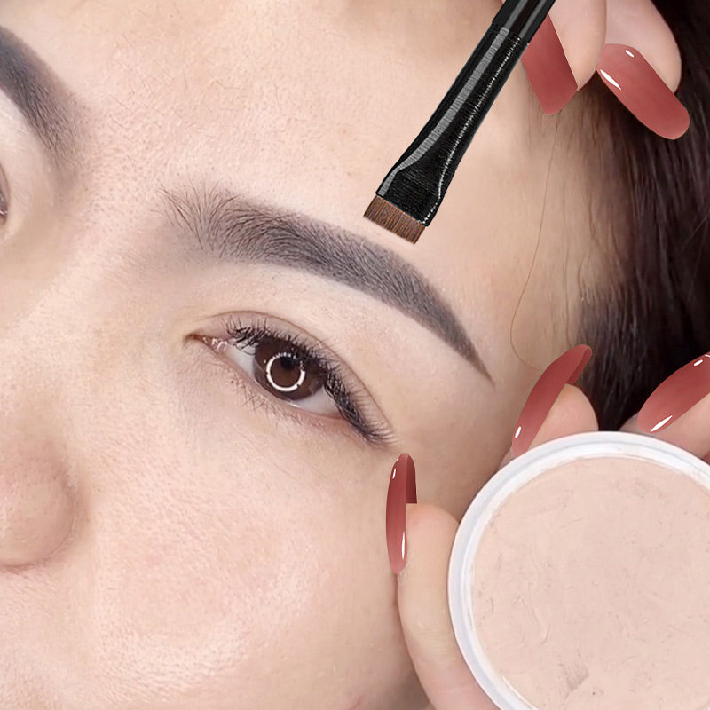 纹绣化妆师专用遮瑕膏气垫保湿持久遮盖眉毛痘印斑点修眉笔刷