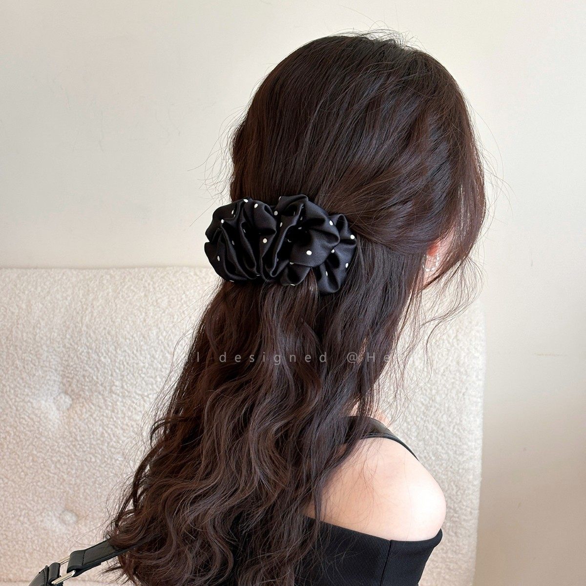 波点云朵香蕉夹扭夹女高级感增发量半扎发发夹气质百搭后脑勺抓夹,饰品/流行首饰/时尚饰品新,民族风发饰,淘宝优惠券,粉丝福利购,淘宝优惠卷