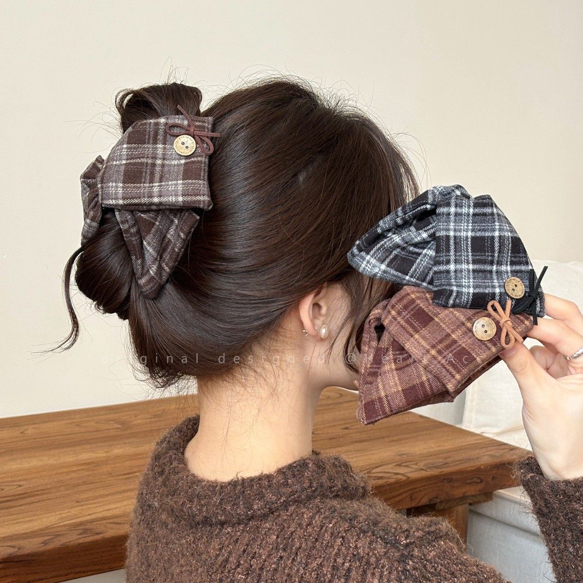 韩系ins蝴蝶结抓夹女2025新款高端气质发夹后脑勺盘发大号鲨鱼夹,饰品/流行首饰/时尚饰品新,民族风发饰,淘宝优惠券,粉丝福利购,淘宝优惠卷