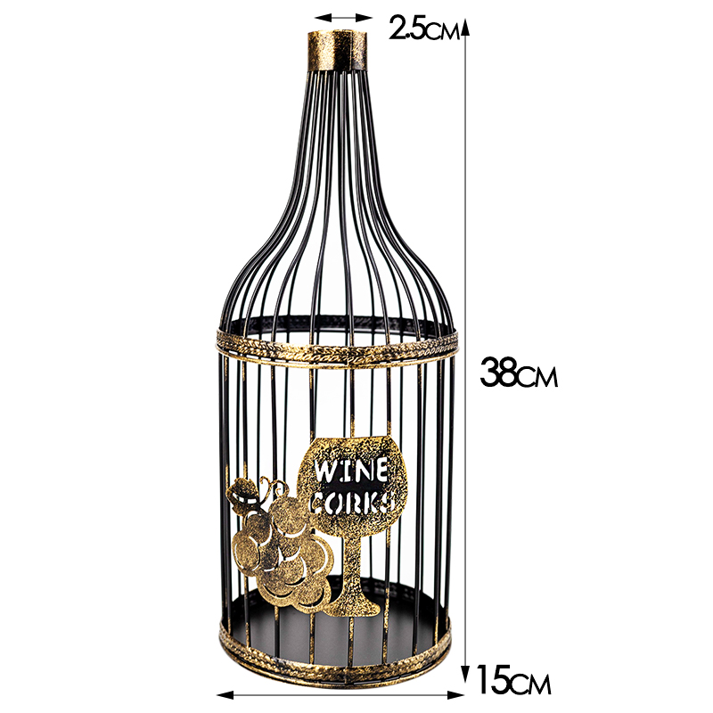 红酒塞收纳架仿古美式酒瓶摆件