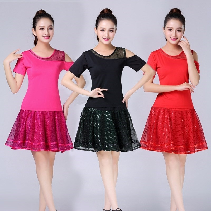 杨丽萍夏季广场舞服装短裙短袖跳舞套装新品拉丁舞裙演出服水兵服|ruв категории Женская одежда, костюм/национальная одежда/театр костюм, национальная одежда/этап погрузки - от Buy2taobao.com для оказания профессиональной услуги покупки агента Taobao