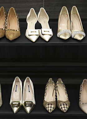 【高跟鞋合集】现代轻奢样板房衣帽间鞋柜摆件女鞋单鞋陈设道具鞋