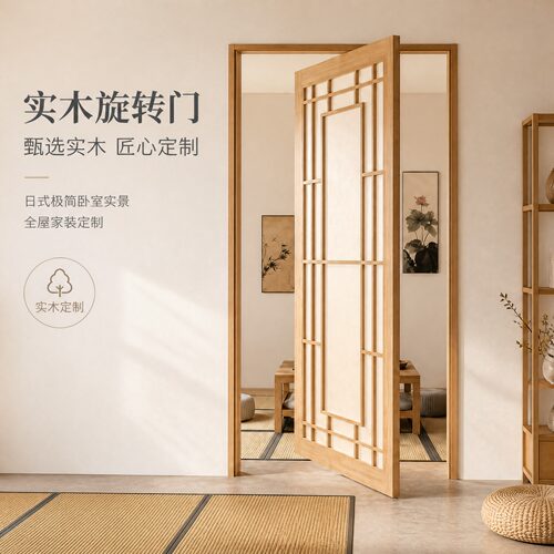定制实木旋转门全国上门安装