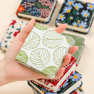 迷你丙烯马克笔专用绘画本翻翻乐画本摸鱼本小本子随身携带小号笔记本口袋本空白本正方形图画本成人手账本