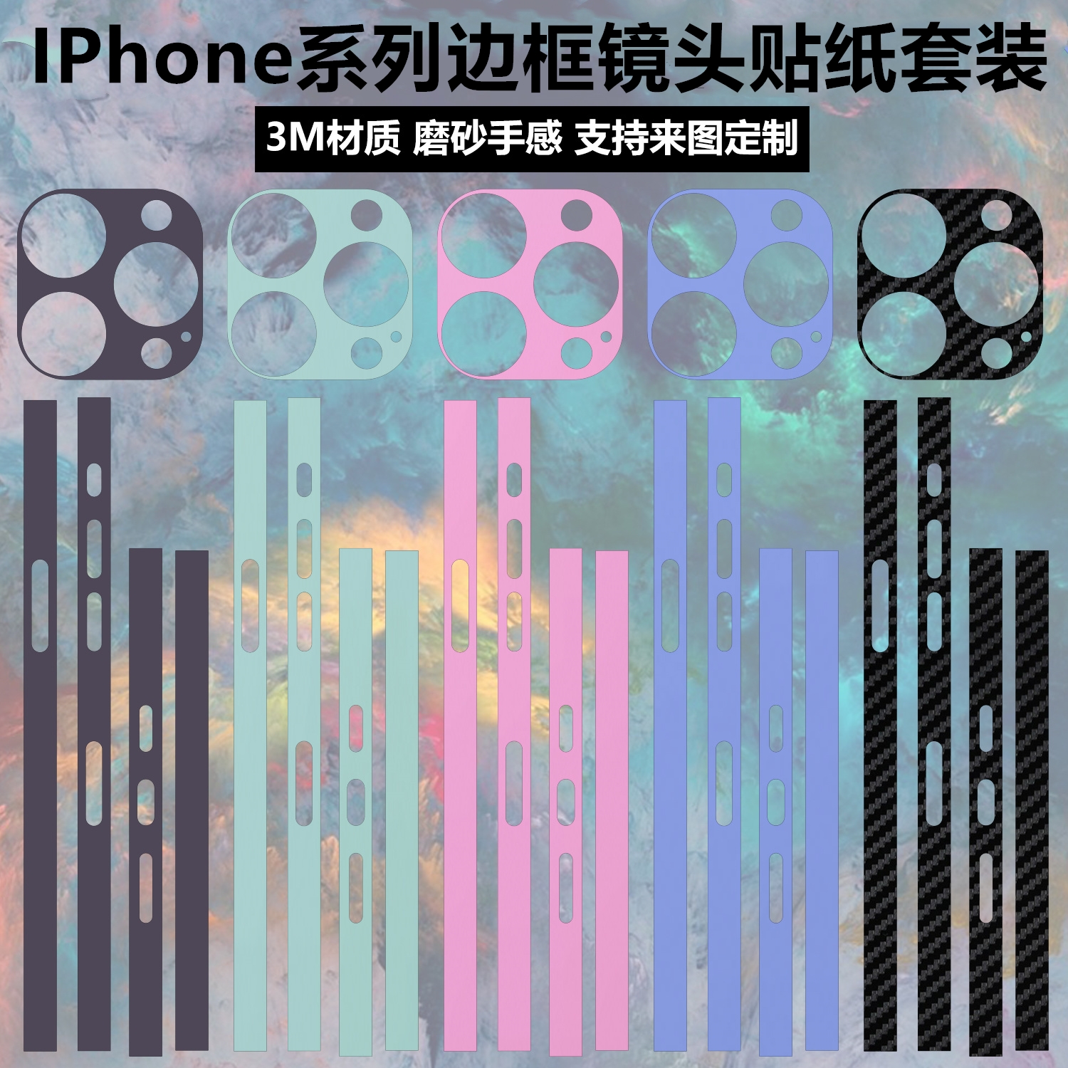 苹果17/13/14/15/16pro边框贴纸