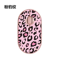 Logitech Pebble Sticker-Pink Leopard Print
