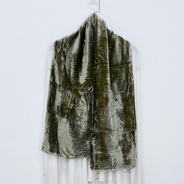 多色入 2件包邮 真丝丝绒窄长条丝巾围巾 双层桑蚕丝小领巾女A-15