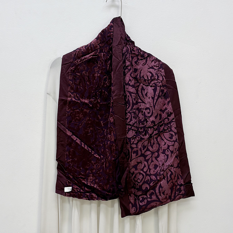 多色入 2件包邮 真丝丝绒窄长条丝巾围巾 双层桑蚕丝小领巾女A-7