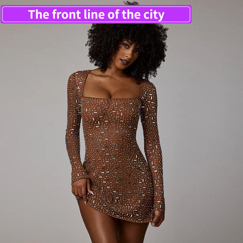 Laceslimfitsexyhiphuggingdress