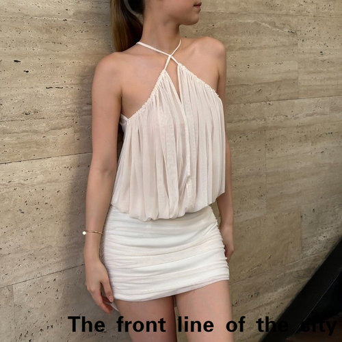 RetroPrintHolidayStraplessDres